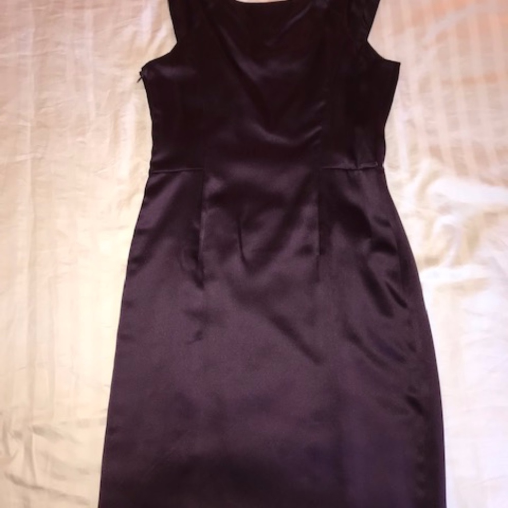 Plum/Purple Satin Sheath